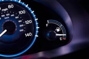 Bilk speedometer og brændstofmåler med lys